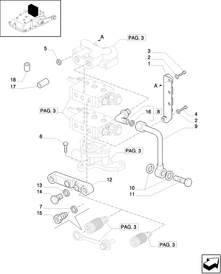 1.82.7/01(02) (VAR.108) 2 REMOTE VALVES FOR MDC - PIPES