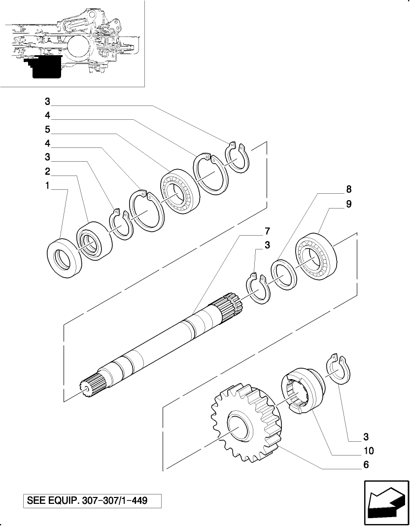 1.33.1 IDLER GEARS - 4WD