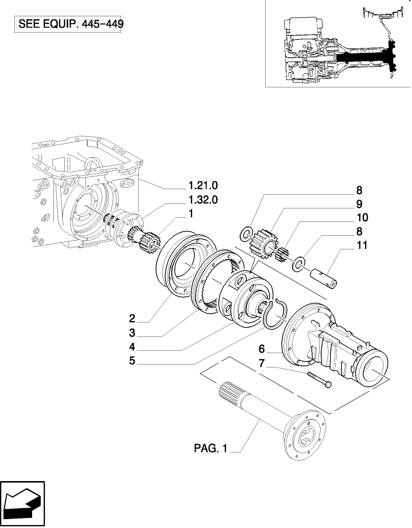 1.48.1(03) FINAL DRIVE, GEARS AND SHAFTS