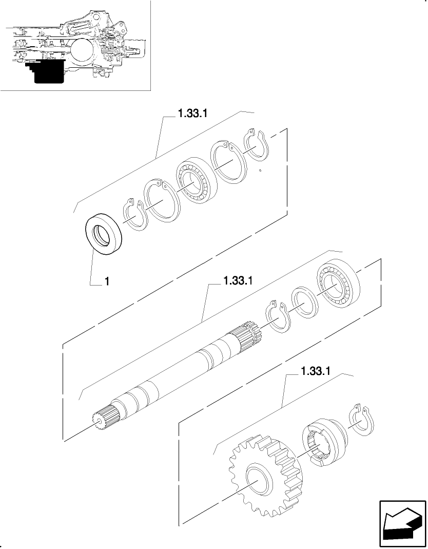 1.33.1/ 7 (VAR.449) PADDY-FIELD VERSION - GASKET