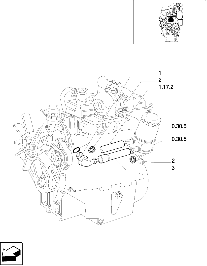 0.32.3 ENGINE COOLING LINES