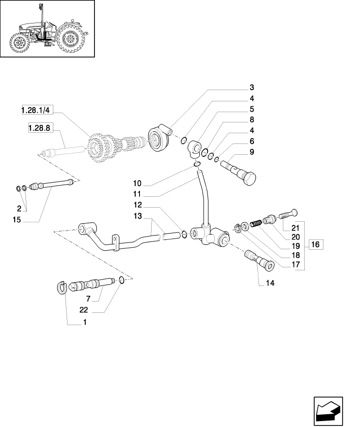 1.28.8/ 2(02) (VAR.271-297)HI-LO REVERSER LUBRICATION PIPE AND RELEVANT PARTS