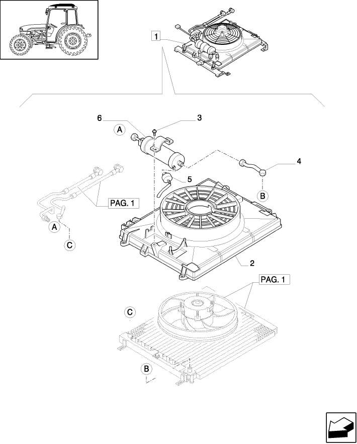 1.92.94/  C(02) (VAR.608) CAB - AIR CONDITIONING UNIT, PARTS