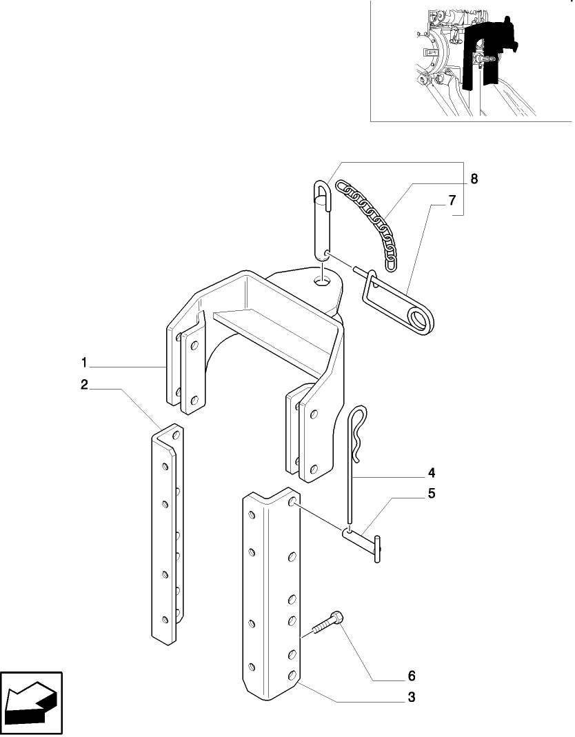 1.89.0/ 1 (VAR.891) FIXED HOOK, CAT. "C" - PARTS