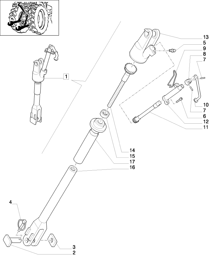 1.89.6/  D(01A) IMPLEMENT CARRIER W/CAB - D4702 - C4914