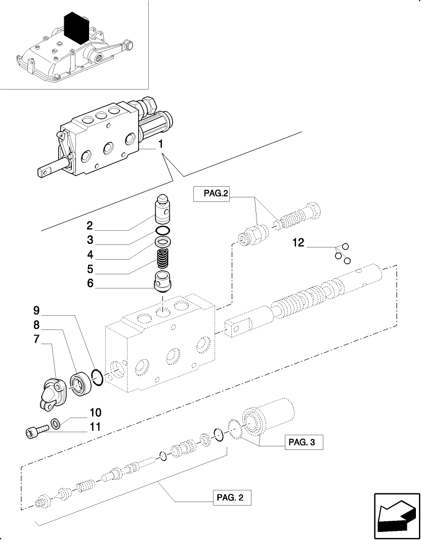 1.82.7/21B(01) (VAR.166) DOUBLE-ACTING EXTERNAL CONTROL VALVE WITH FLOAT  AND AUTOMATIC CUTOUT - D4768