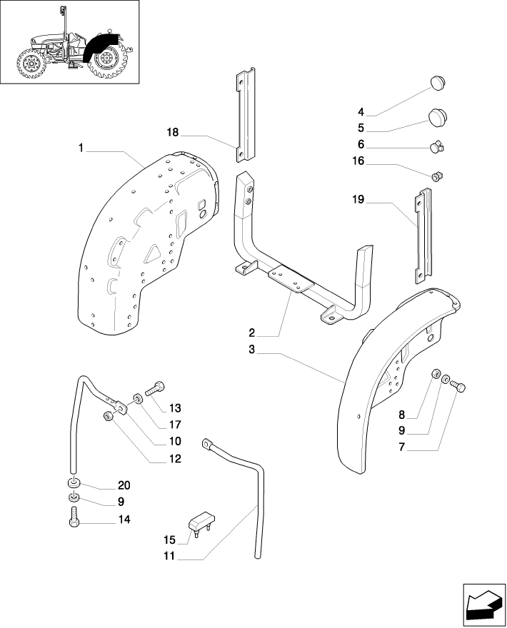 1.92.87(02) MUDGUARDS AND FOOTBOARDS - L/CAB