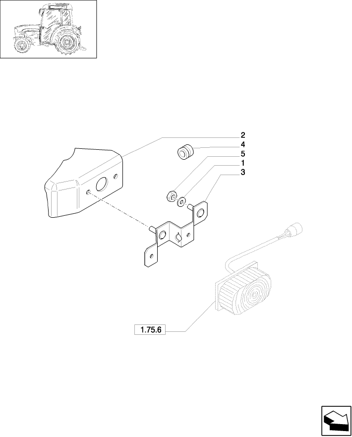 1.75.6/02 (VAR.938) VERTICAL MUFFLER - LIGHTING COMPONENTS