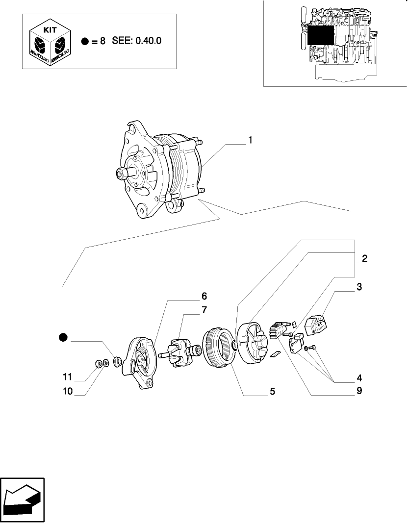 0.40.0/  A ALTERNATOR