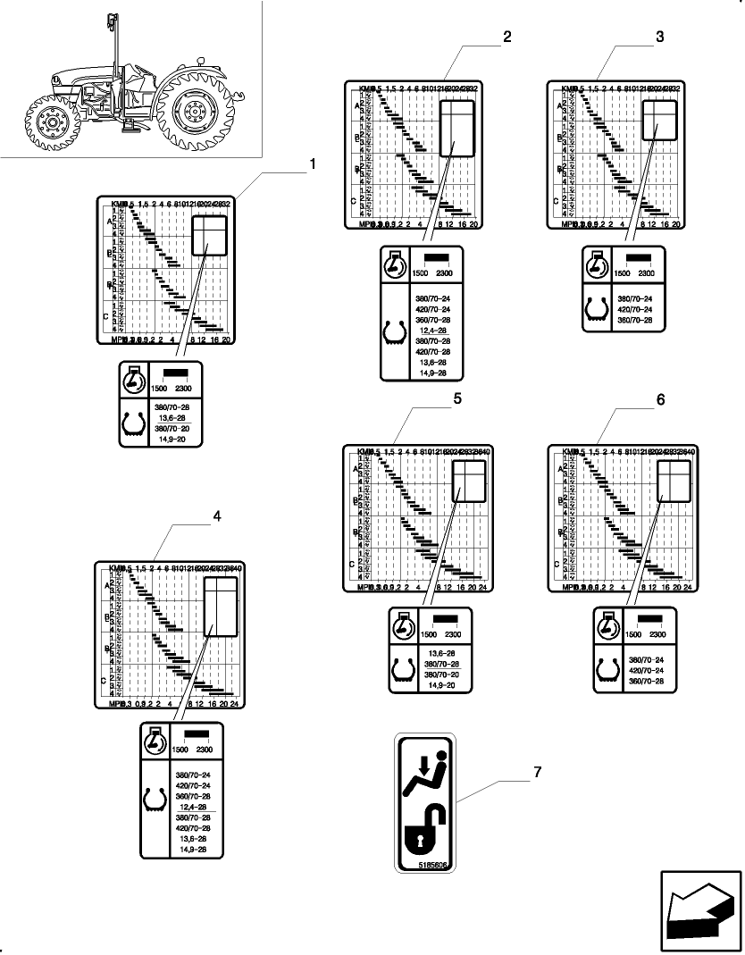 1.98.0/ 5(02) DECALS - HI-LO (VAR.271-297)