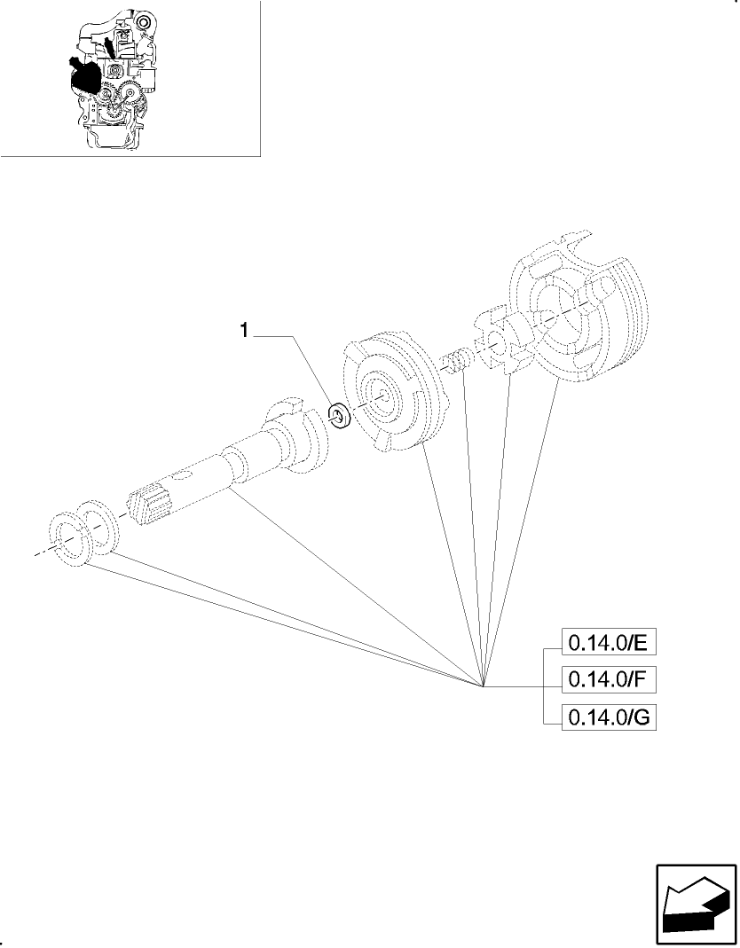 0.14.0/  W INJECTION PUMP - SHIMS