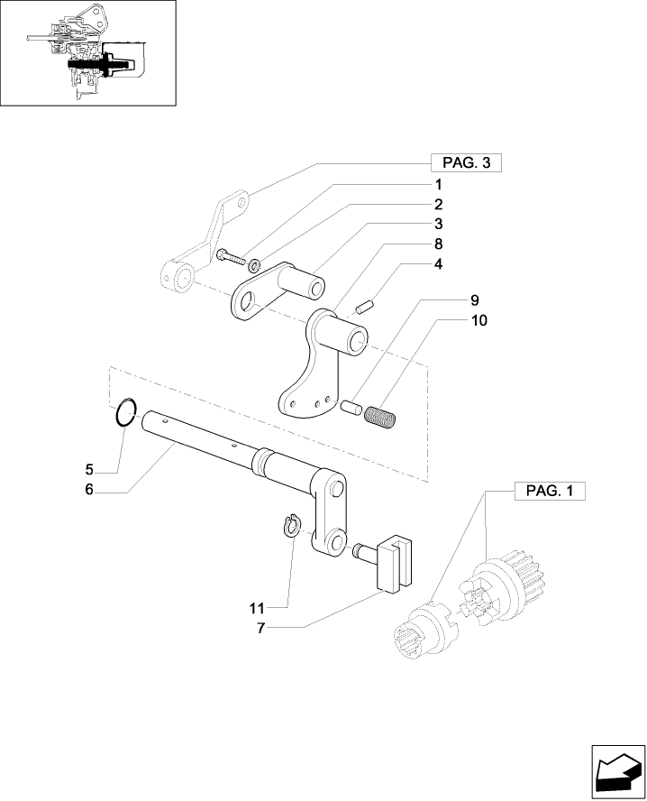 1.80.1/01(02) (VAR.804) SYNCHRO POWER TAKE-OFF (540-750 RPM) - COUPLING