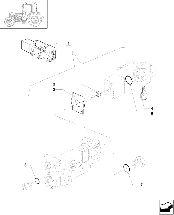 1.82.713/  A (VAR.370-730/1) TRAILER BRAKE VALVE BREAKDOWN