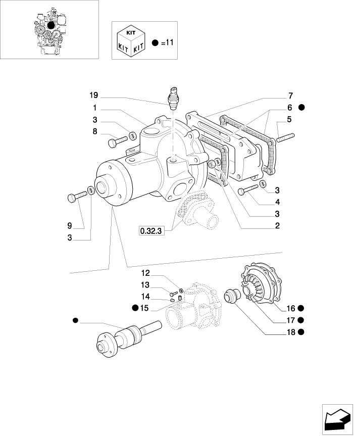 0.32.0 WATER PUMP