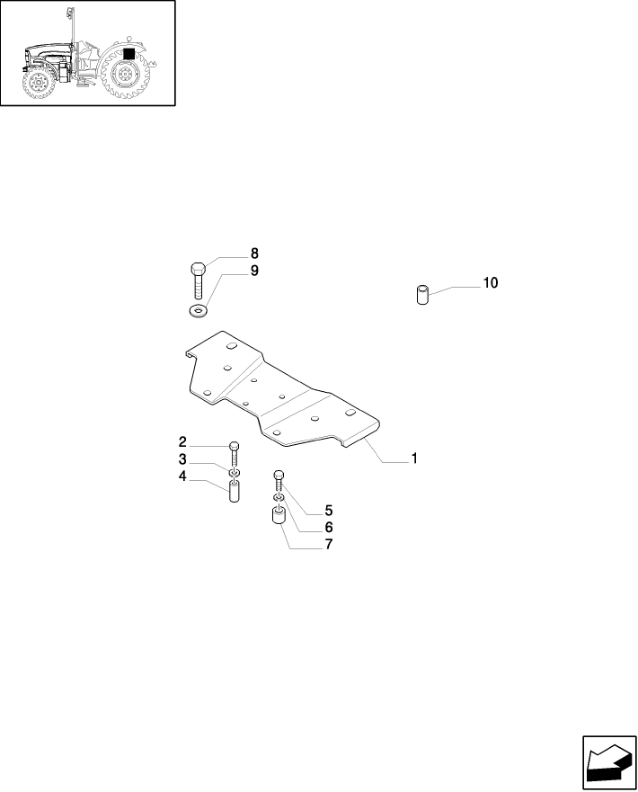 1.87.0/06(01) (VAR.101) NOISE REDUCTION PACKAGE MUDGUARDS AND FOOTBOARDS - L/CAB