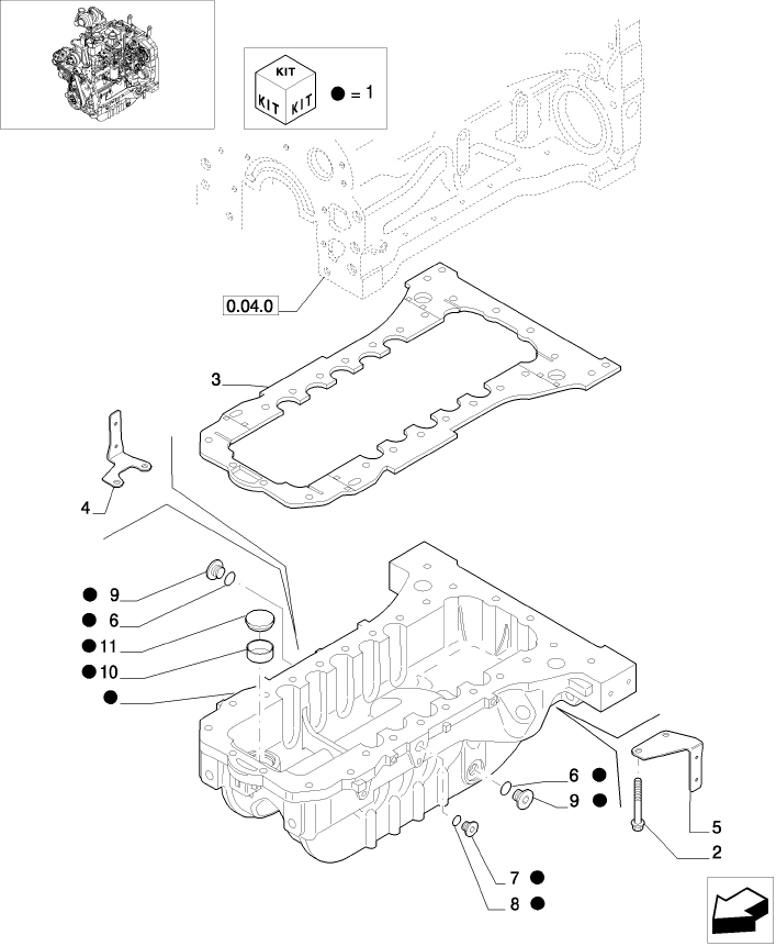 0.04.2 ENGINE OIL SUMP