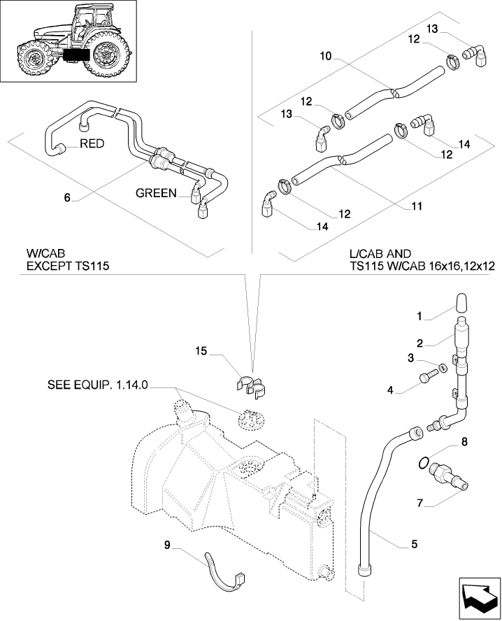 1.14.6 FUEL, LINES (W/CAB AND L/CAB)