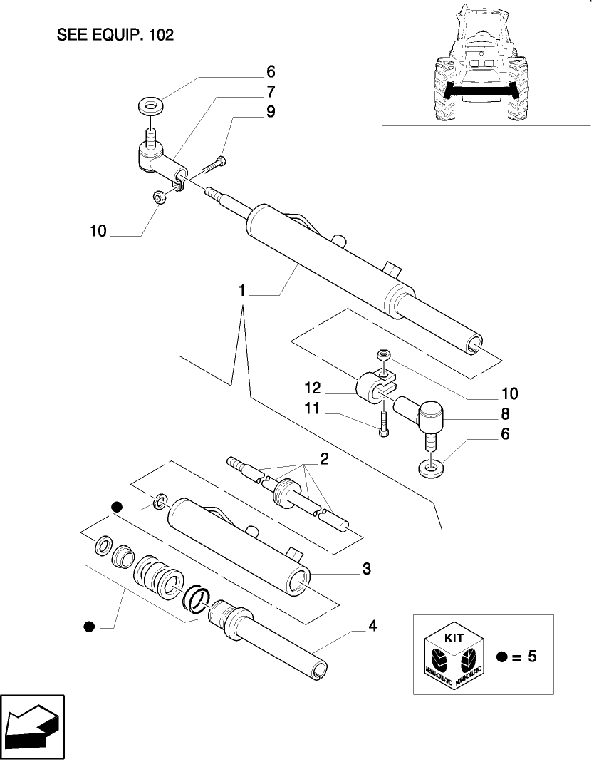 417(03) FRONT AXLE (2WD) - HEAVY DUTY