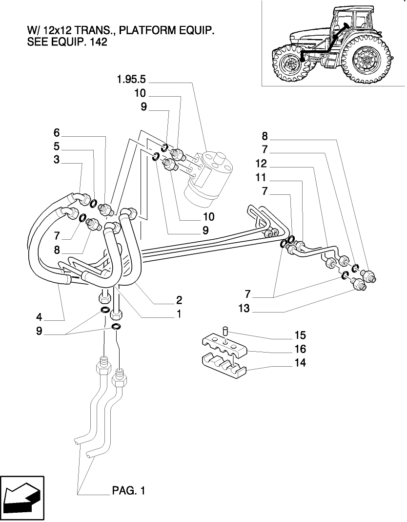 1.42.0/ 2(03) SERVO-ASSISTED STEERING HYDRAULIC SYSTEM (L/ CAB)