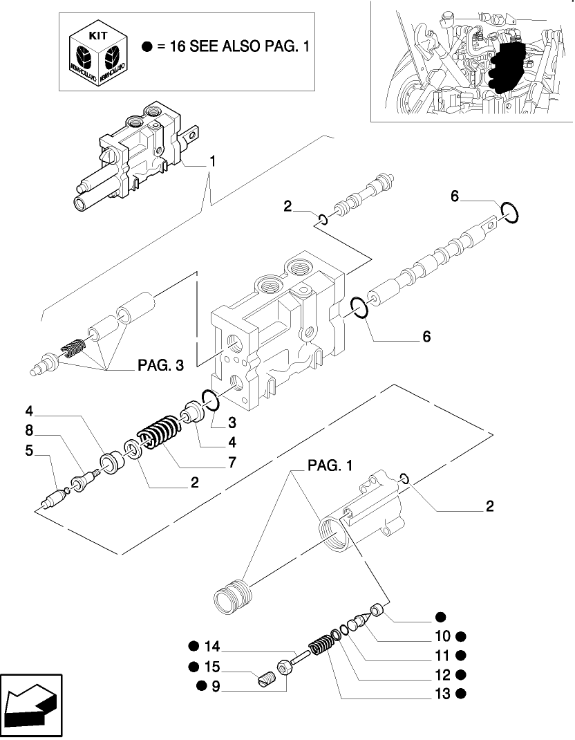 423/  A(02) REMOTE VALVE DELUXE SINGLE