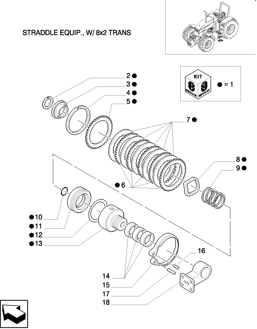 803-805(01) P.T.O. 540/1000, "L/SHIFTABLE", L/EDC