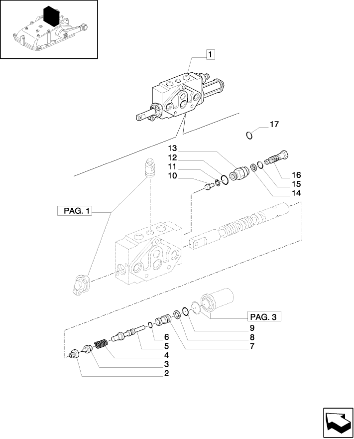 1.82.7/  C(02A) DOUBLE - ACTING EXTERNAL CONTROL VALVE WITH FLOAT AND AUTOMATIC CUTOUT - BREAKDOWN - D5500