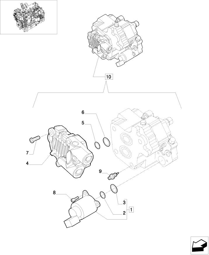 0.14.0/  A INJECTION PUMP - COMPONENTS