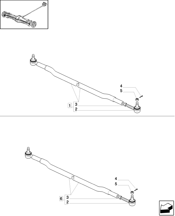 1.40.0/04 4WD FRONT AXLE - LINK