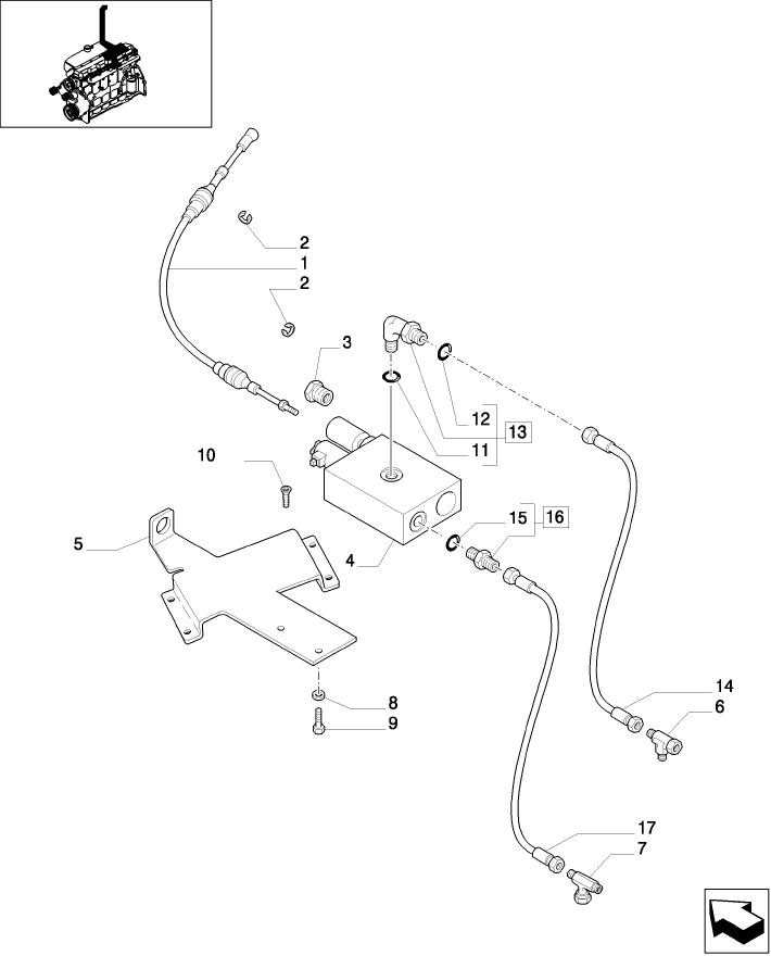 1.15.1/01(04) (VAR.154) EXAUST BRAKE - VALVE AND ASSOCIATED PARTS