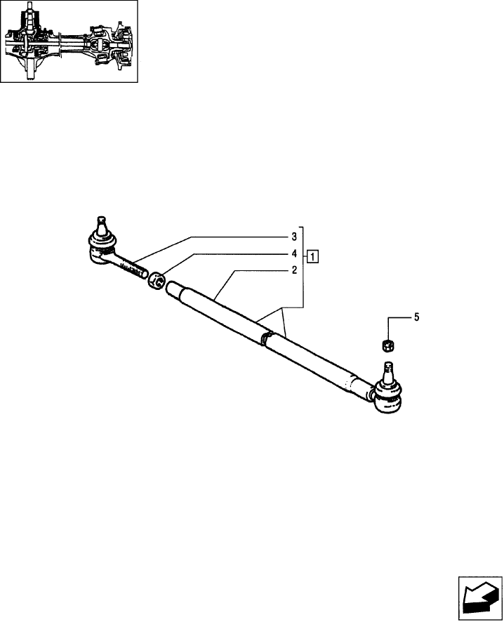 1.40.0/04 FRONT AXLE - TIE-ROD