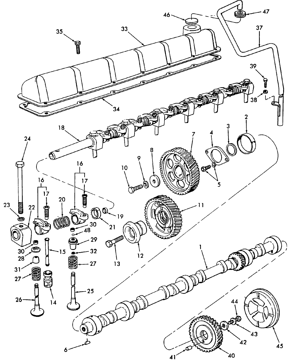 06C01 CAMSHAFT, ROCKER ARM, VALVES & RELATED PARTS