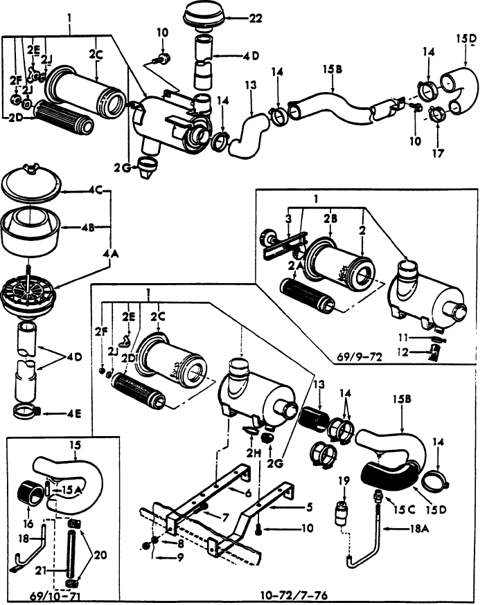 09B02 AIR CLEANER & RELATED PARTS - 9000, TW20