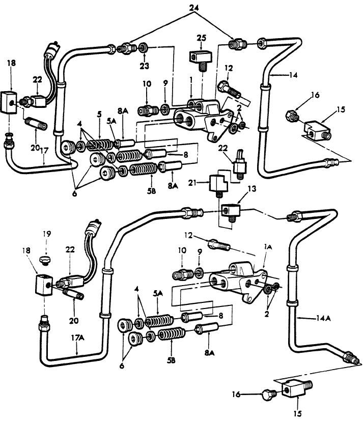 07A01(A) VALVE, TUBES & RELATED PARTS, TRANSMISSION OIL PUMP CONTROL - TW10, TW20, TW30