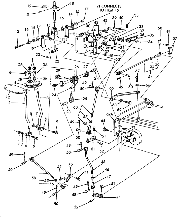 07B01 TRANSMISSION CONTROL - TW5, TW15, TW25, TW35, 8530 THRU 8830