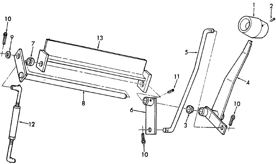 07F01 PTO CLUTCH CONTROLS - TW5, TW15, TW25, TW35