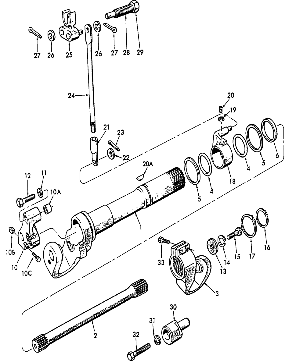 05L01(A) LOWER LIFT TORSION BAR SYSTEM