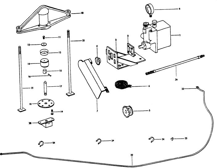 029 HYDRAULIC BALE TENSION UNIT, OPTIONAL EQUIPMENT