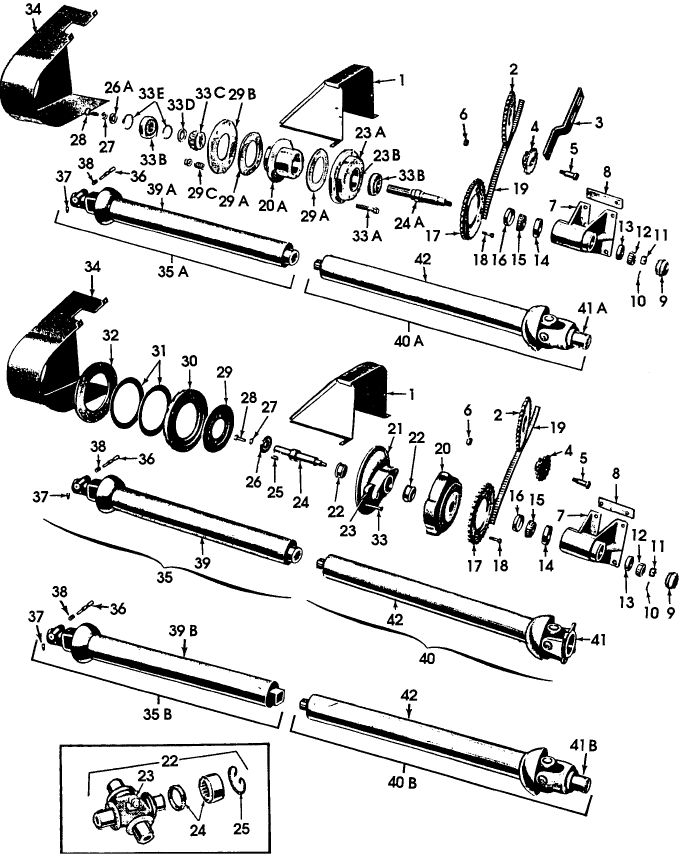 031 PTO PARTS - 14-80,14-215