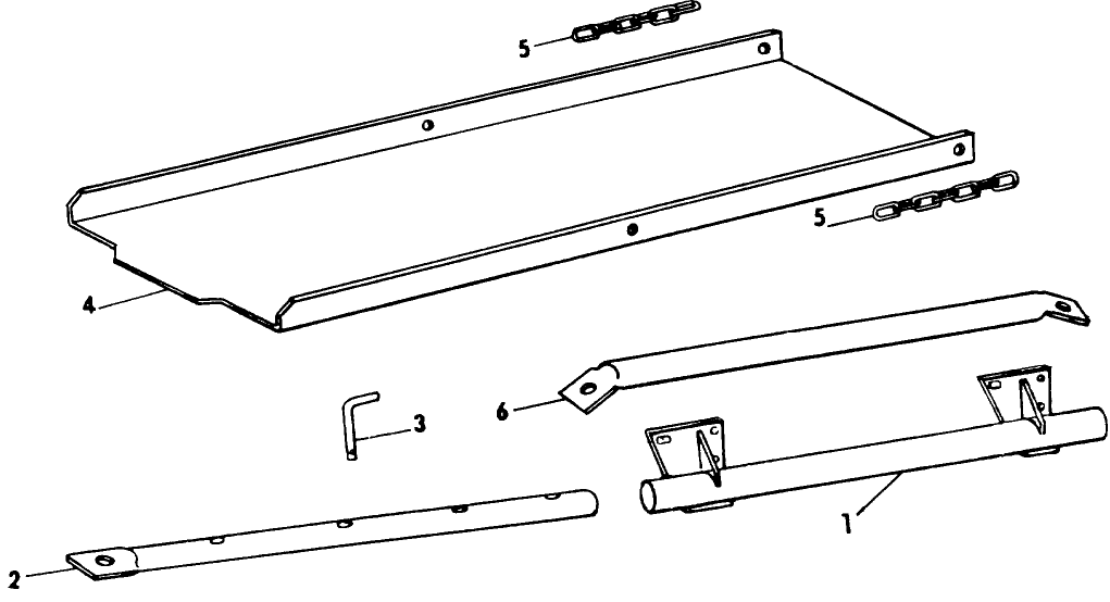 032 WAGON HITCH & BALE CHUTE KIT