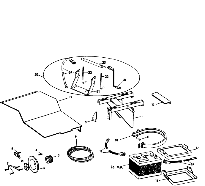 036 ENGINE MOUNT & MAIN DRIVE, 280 & 281