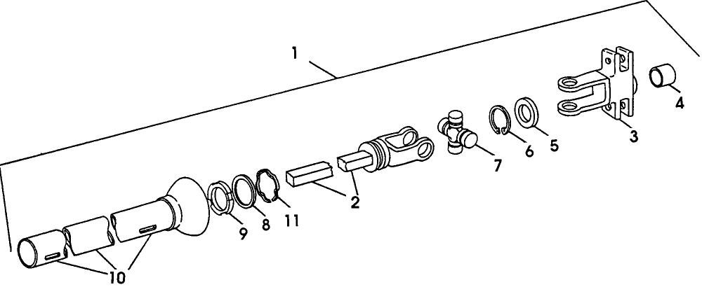 040 POWER TAKE OFF, REAR, ASN 164012, 290