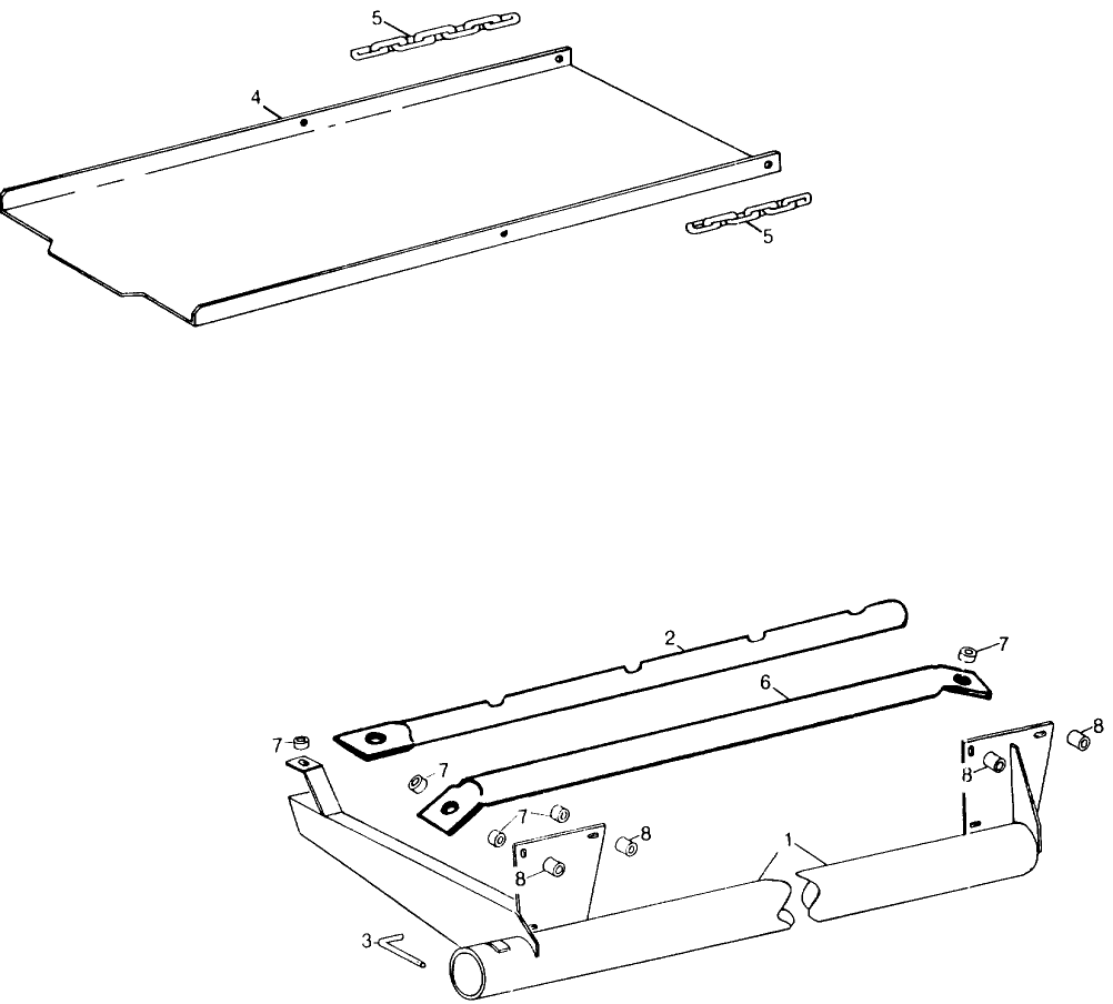 035 WAGON HITCH & BALE CHUTES
