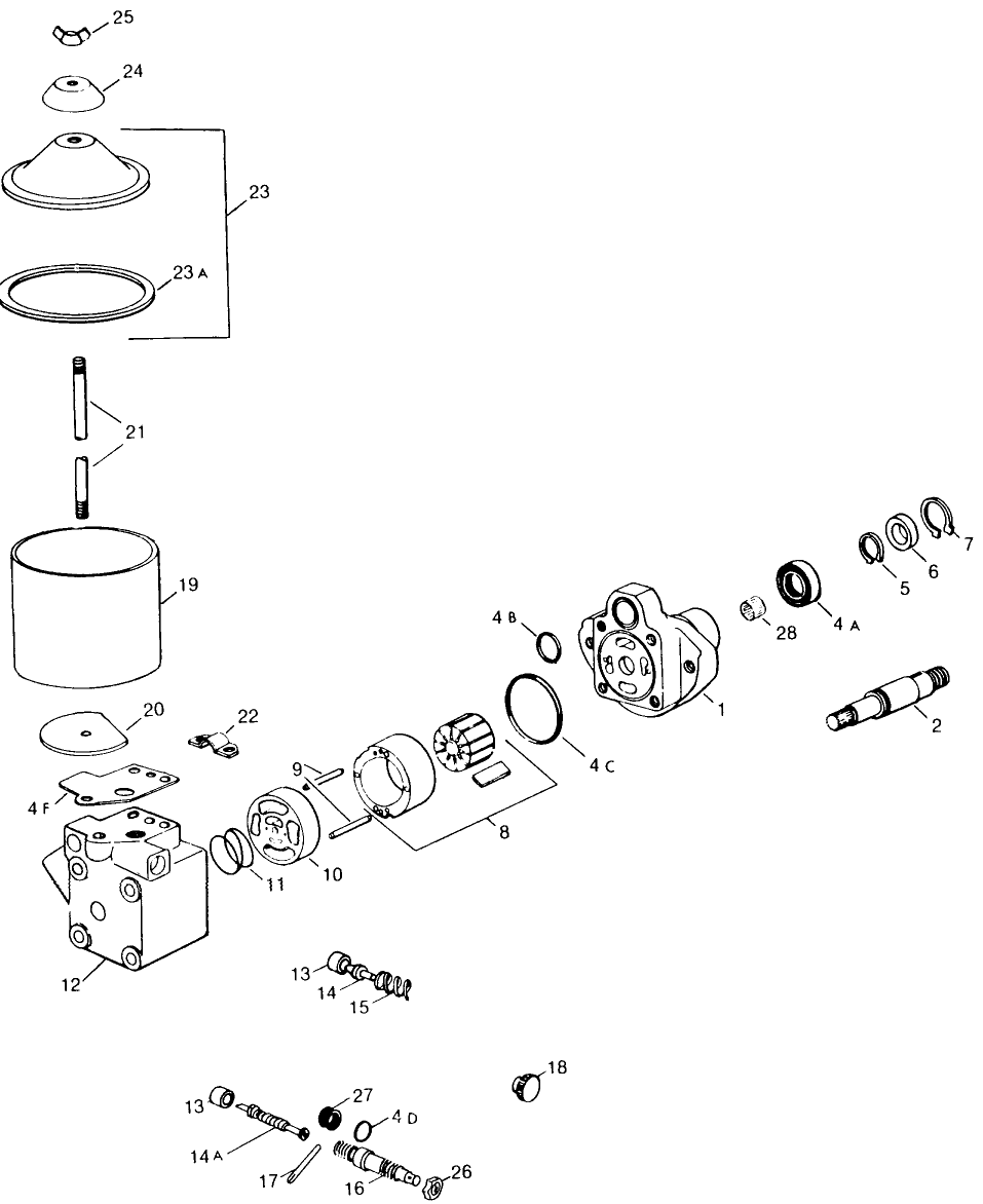 039 HYDRAULIC PUMP 703197