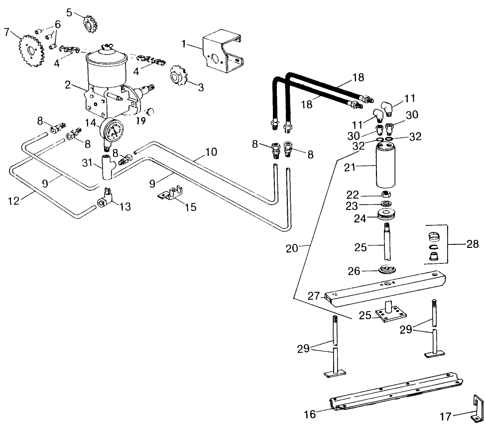 030 HYDROFORMATIC BALE TENSION