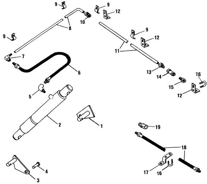 080 HYDRAULIC PICK-UP LIFT KIT, #204535, 425