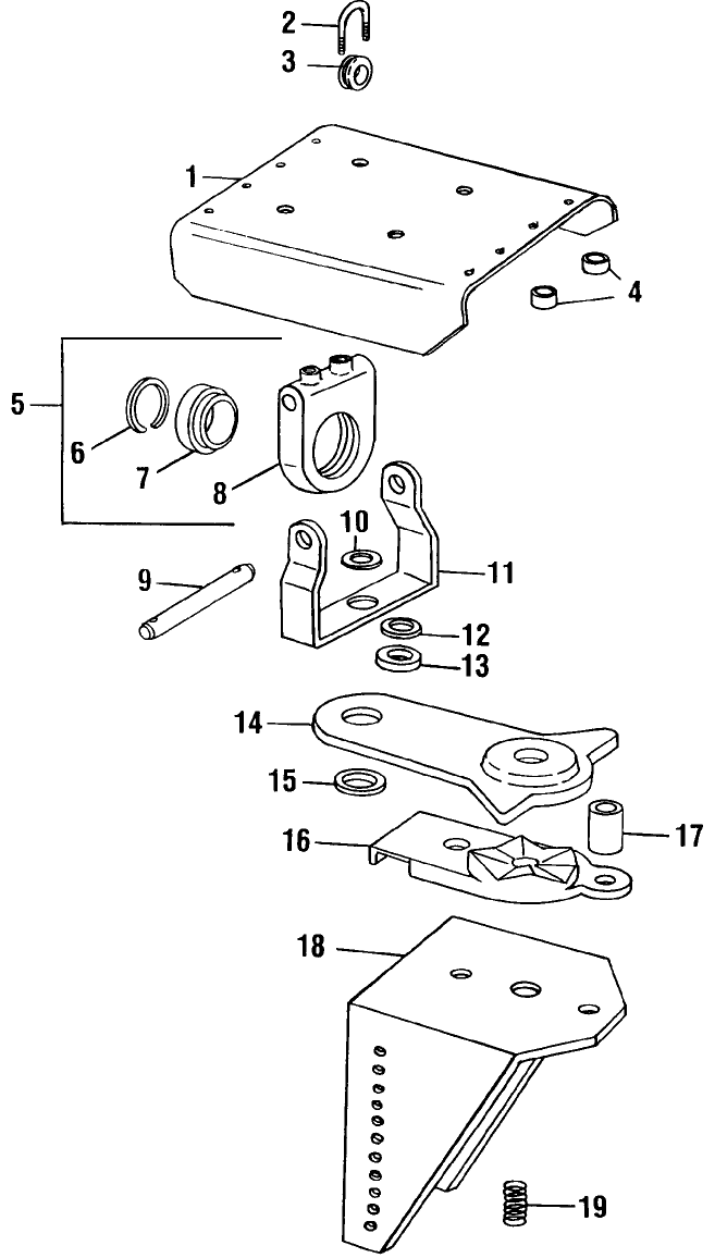 009 POWER TAKE OFF, BEARING & RATCHET
