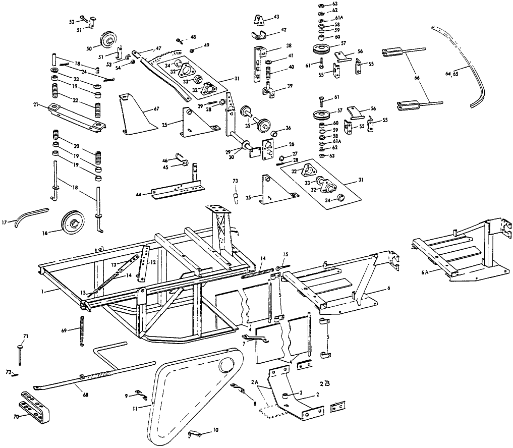 008 PTO FRAME, 49, 50, 53 & 53A