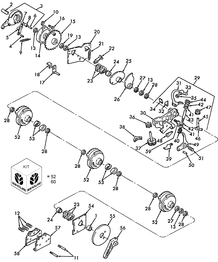 032 KNOTTER SHAFT