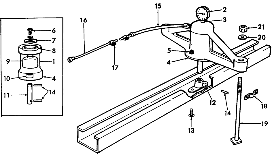 047 HYDRAULIC BALE TENSION CYLINDER - 14-376