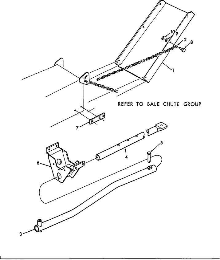 029 WAGON HITCH & BALE LOADING CHUTE KIT